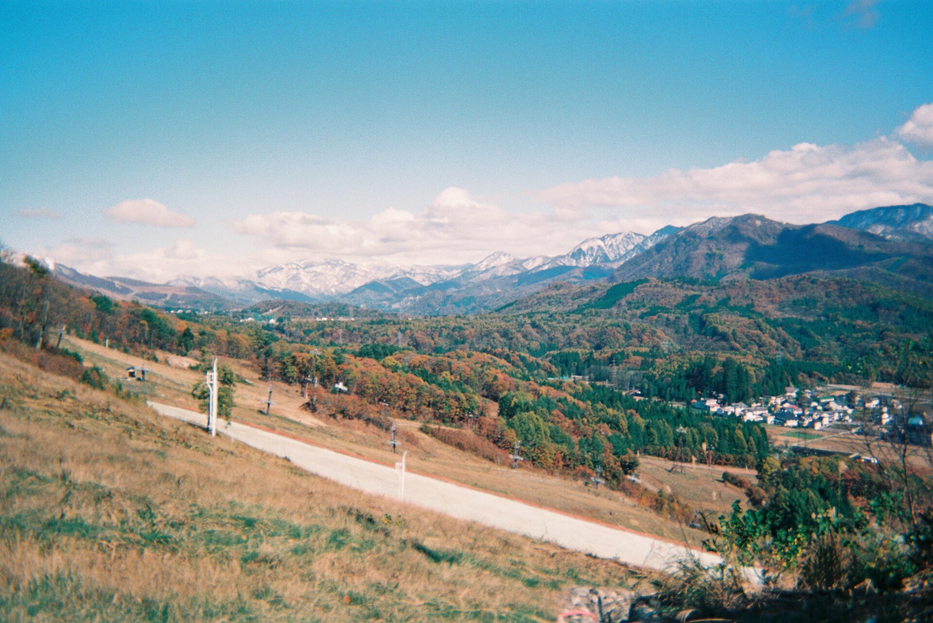 Blue mountainous landforms mountain