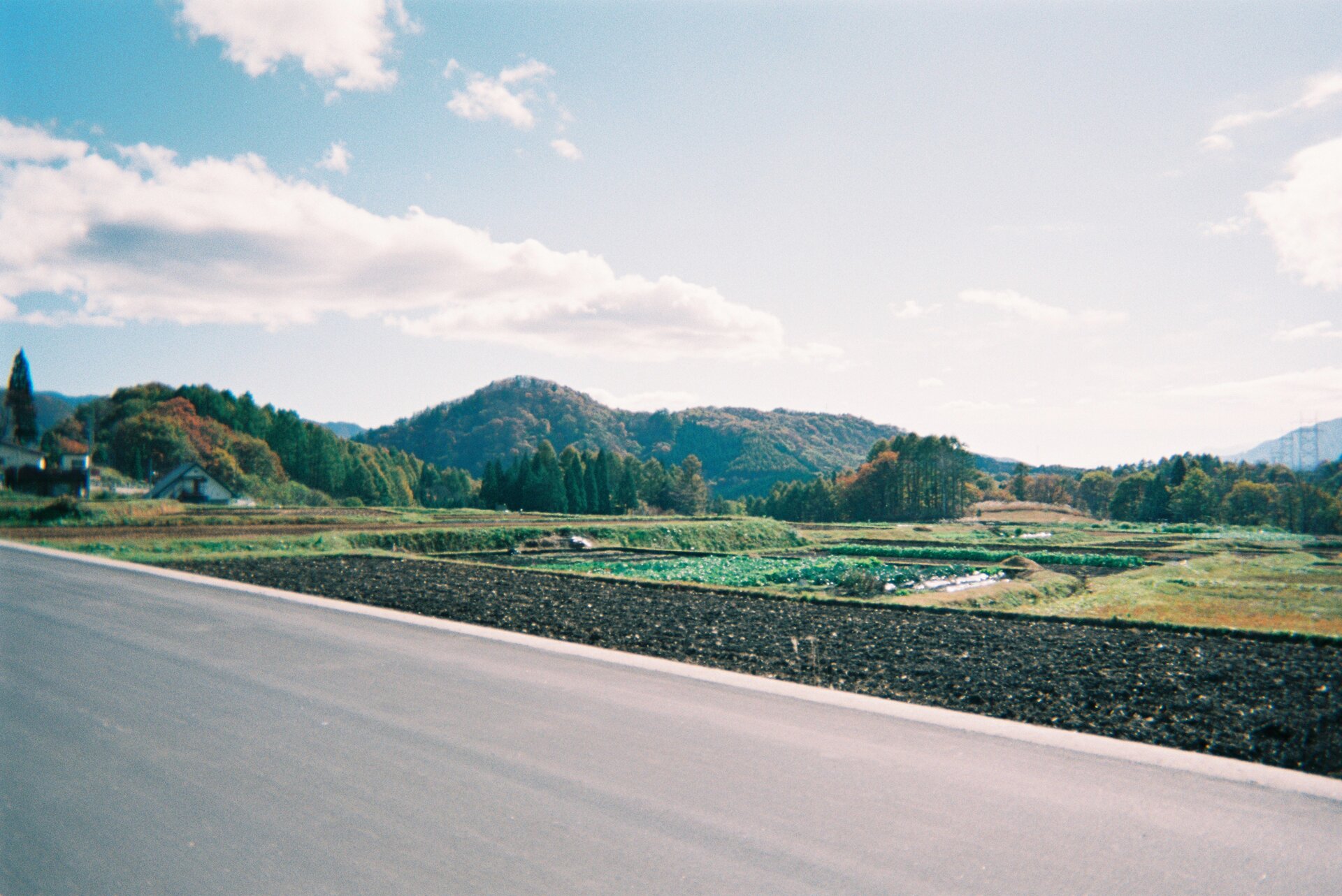 Verdant mountain landscape with green grass and natural formations