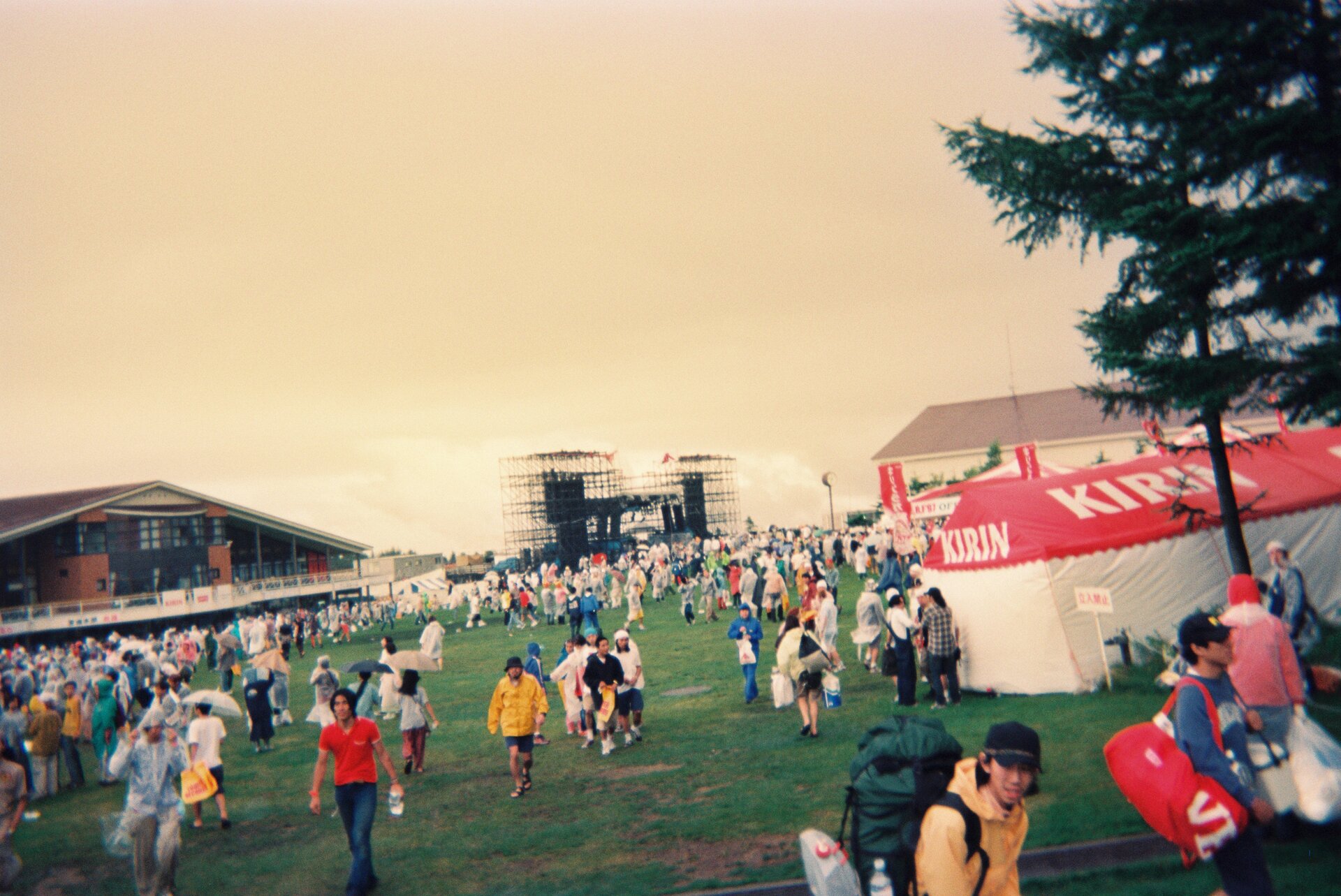 Leisure and recreation with crowds enjoying activities