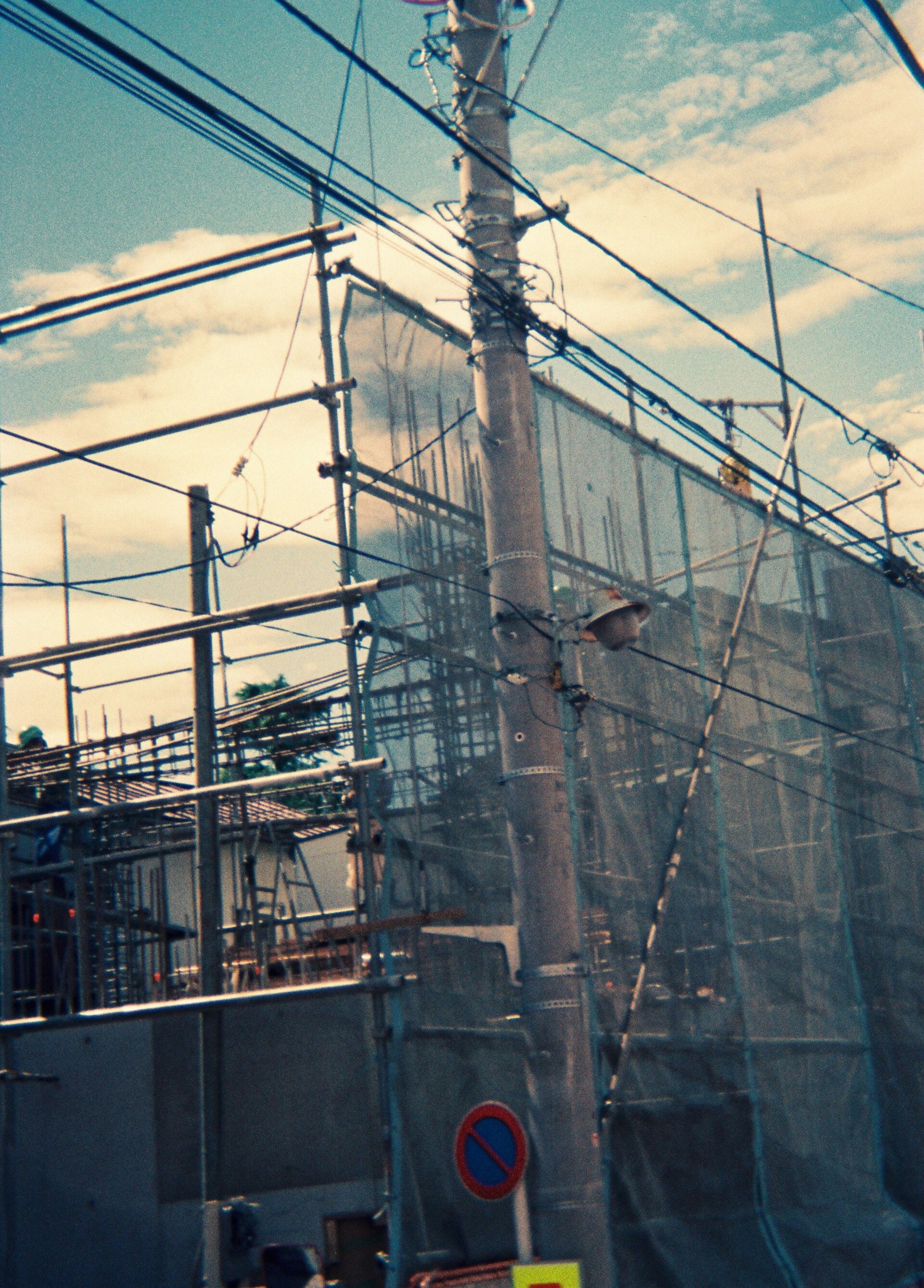 Overhead power lines and electrical wires