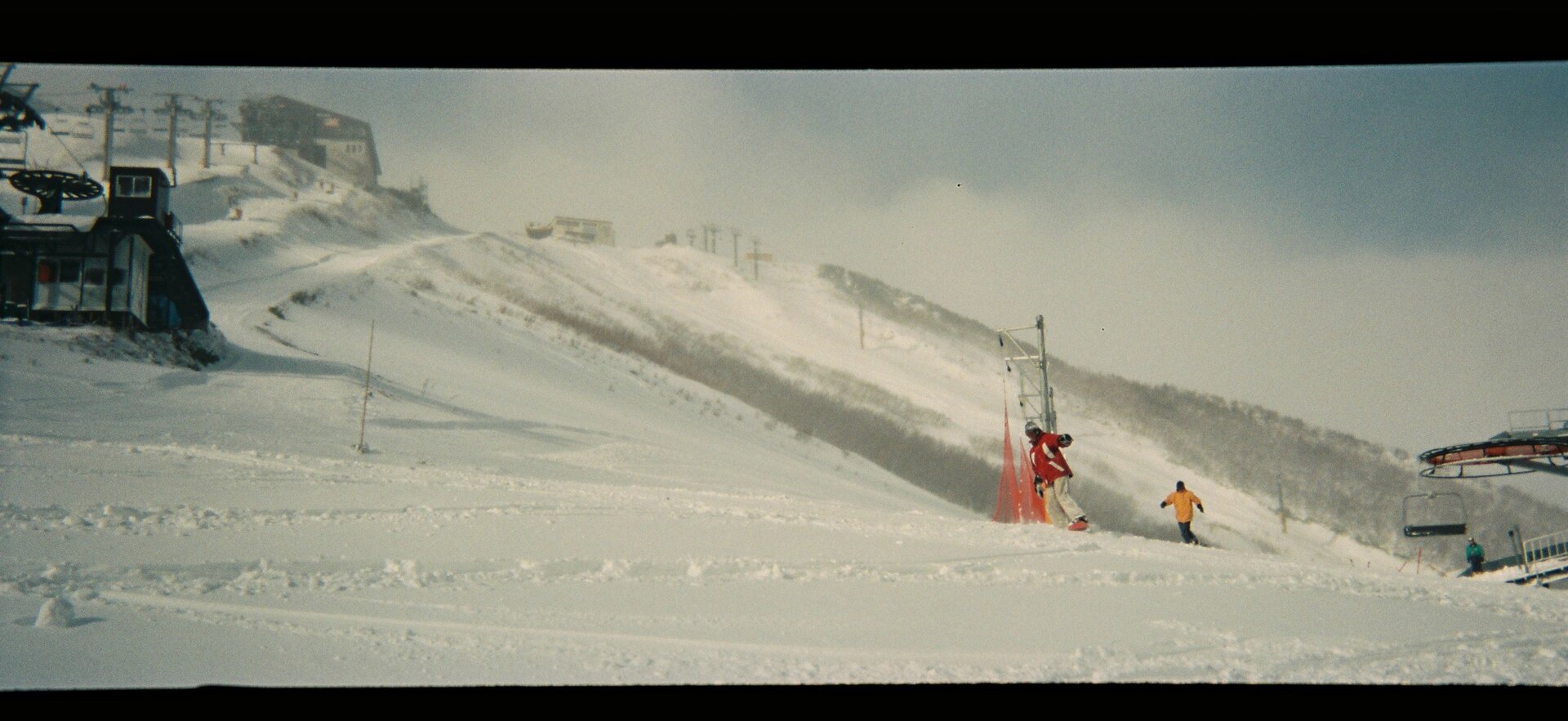 Snow winter mountainous landforms
