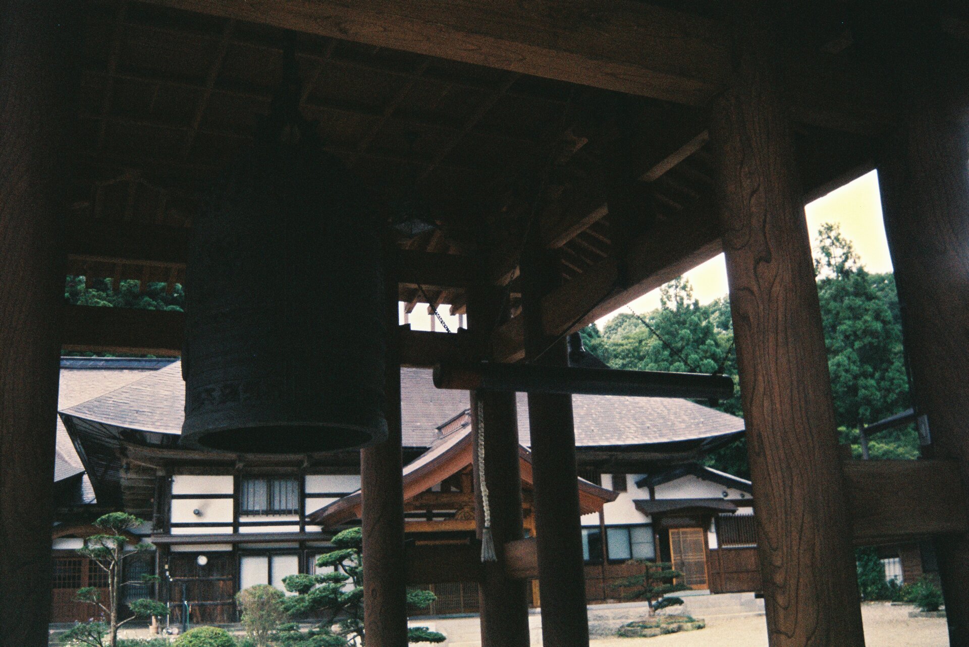 Wooden architecture with column design